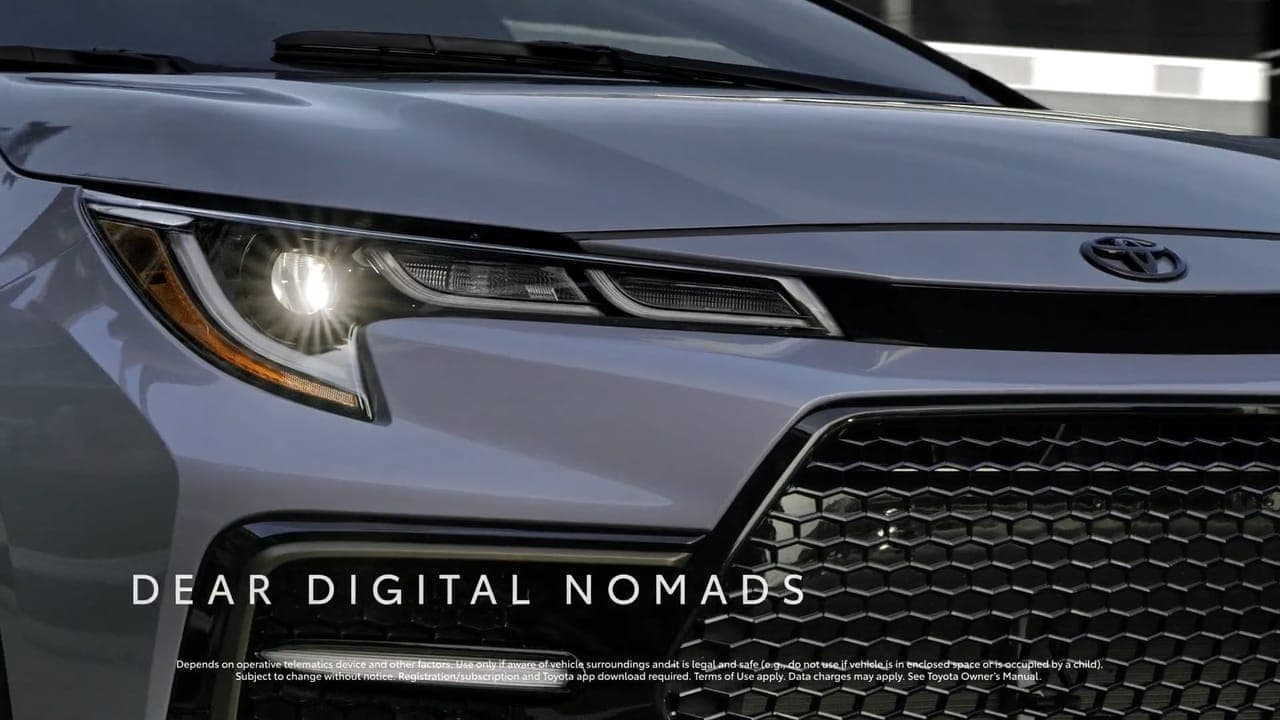 Toyota "Dear" Commercial Campaign | Dear Digital Nomads